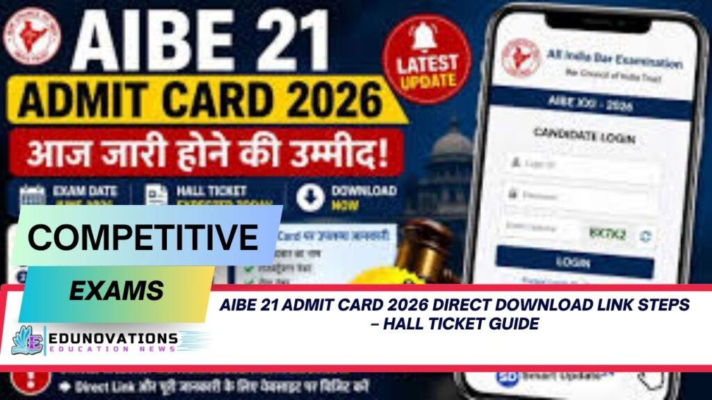 AIBE 21 admit card 2026 direct download link steps