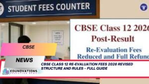CBSE Class 12 re-evaluation fees 2026 revised structure and rules