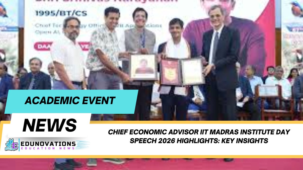 Chief Economic Advisor IIT Madras Institute Day speech 2026 highlights: Key Insights