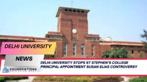 Delhi University stops St Stephen’s College principal appointment Susan Elias