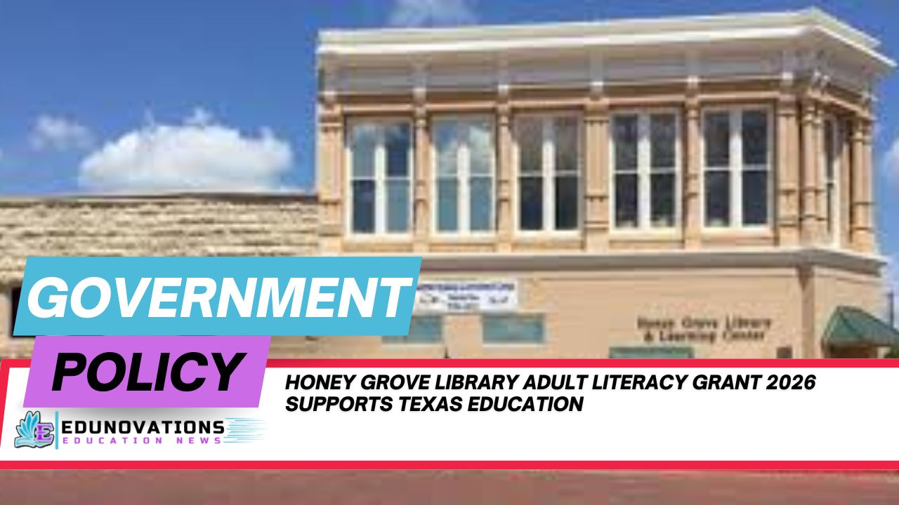 Honey Grove Library adult literacy grant 2026