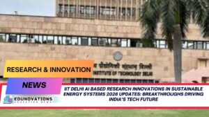 IIT Delhi AI based research innovations in sustainable energy systems 2026 updates