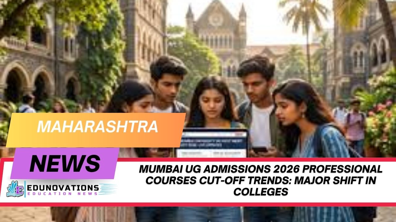 Mumbai UG admissions 2026 professional courses cut-off trends