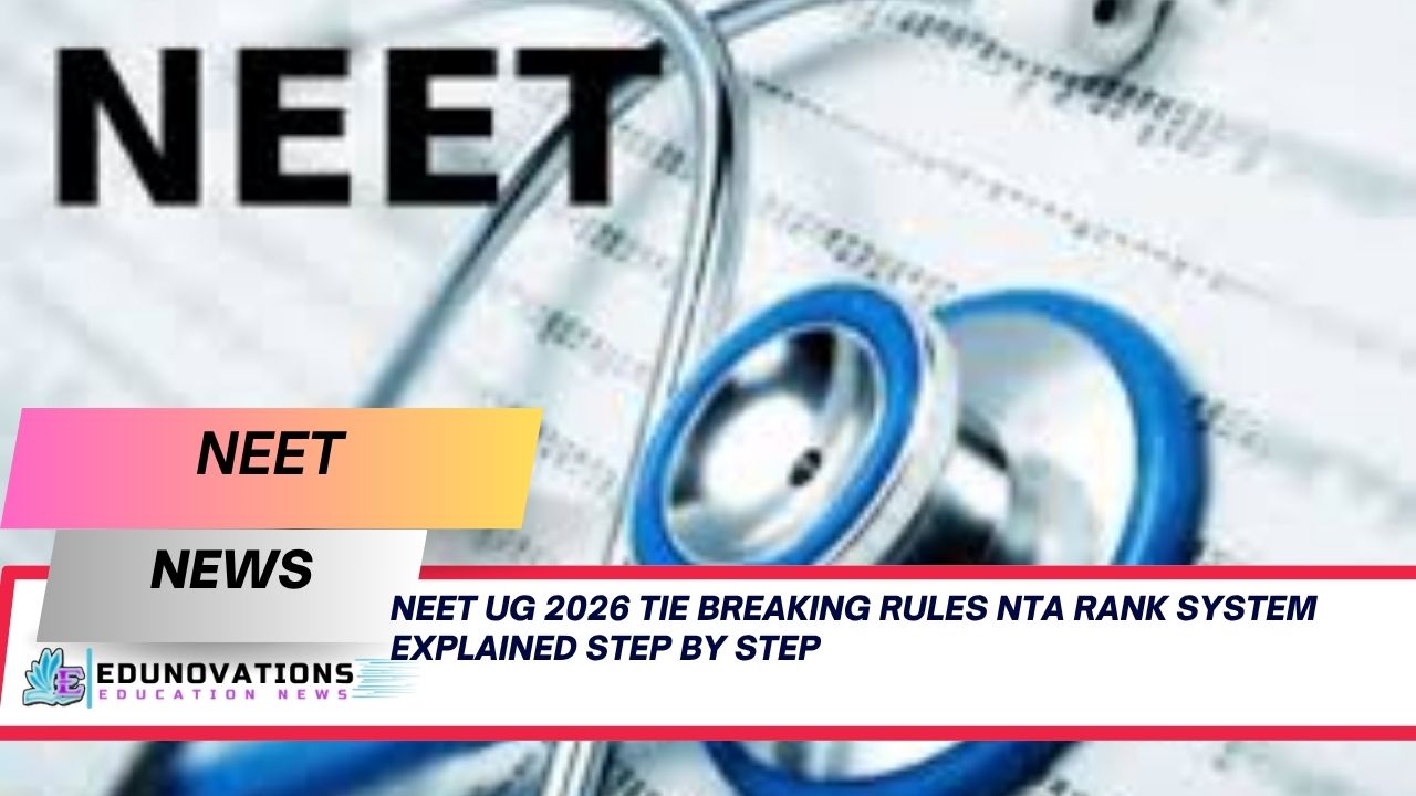 NEET UG 2026 tie breaking rules NTA rank system explained step by step