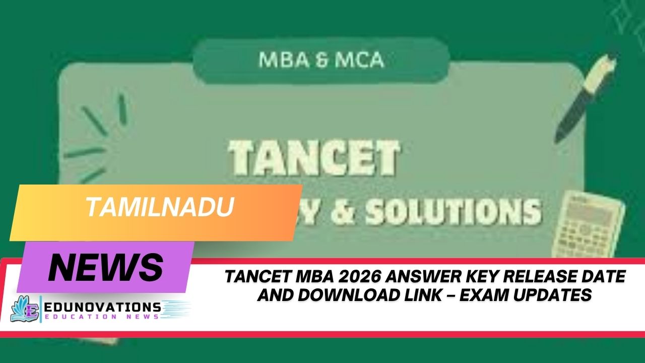 TANCET MBA 2026 answer key release date and download link