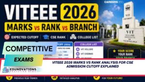 VITEEE 2026 marks vs rank analysis for CSE admission cutoff