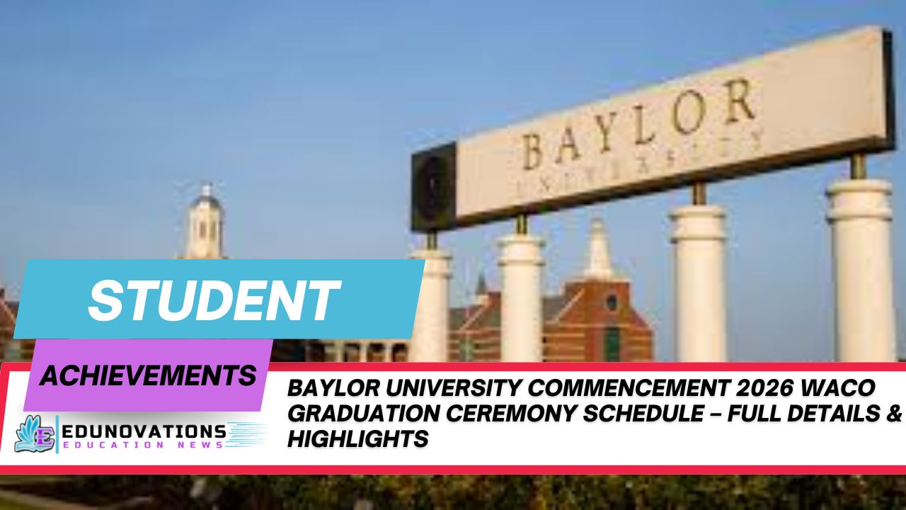 baylor university commencement 2026 waco graduation ceremony schedule