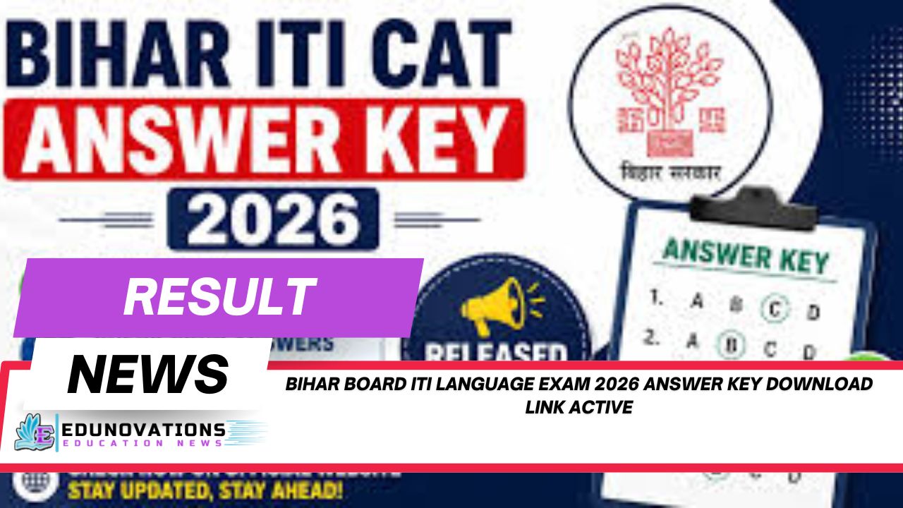 bihar board iti language exam 2026 answer key download