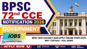 bpsc 1230 vacancy 2026 apply online start date may 7 details