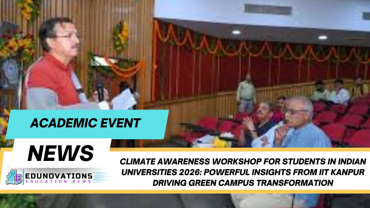 climate awareness workshop for students in Indian universities 2026