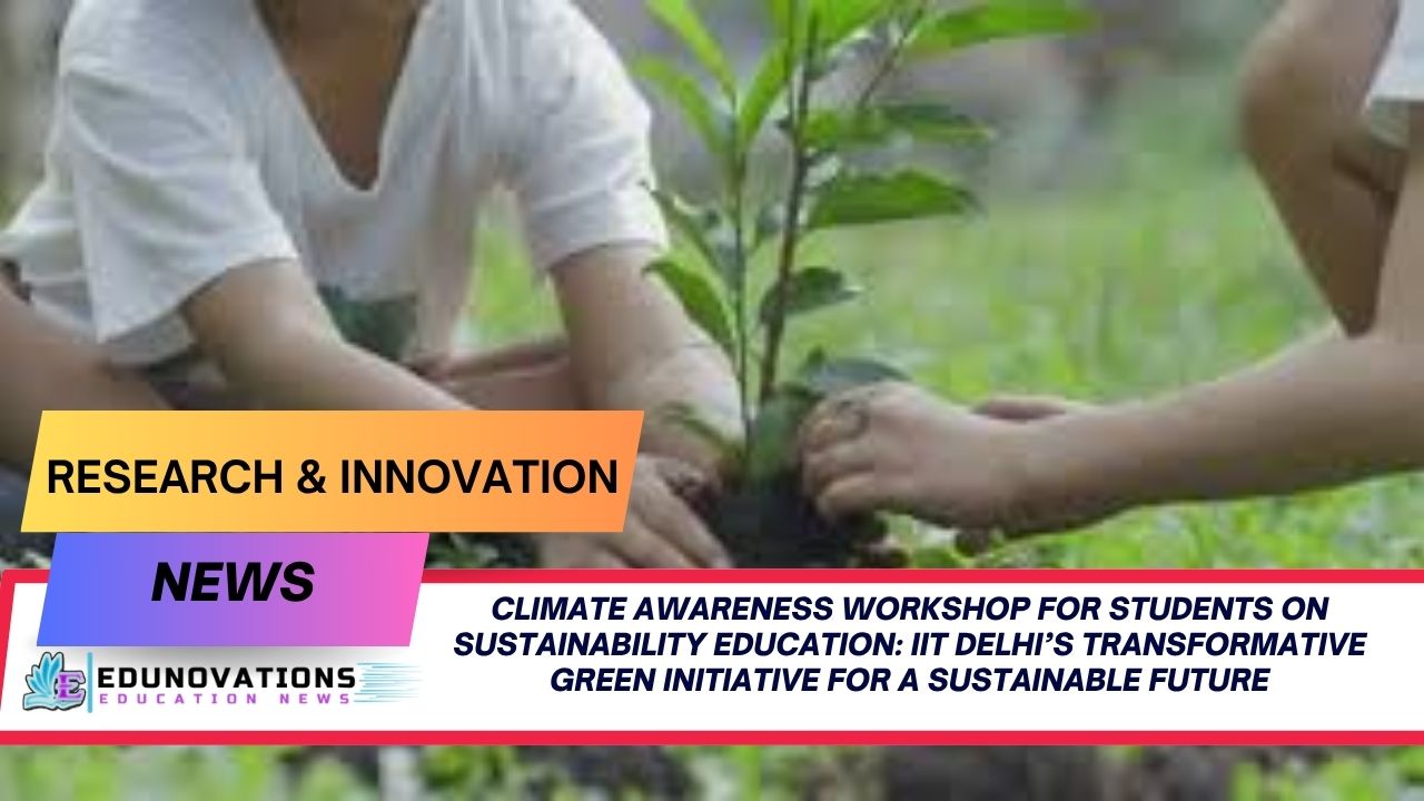 climate awareness workshop for students on sustainability education