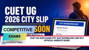 cuet ug 2026 exam city slip download link nta official website