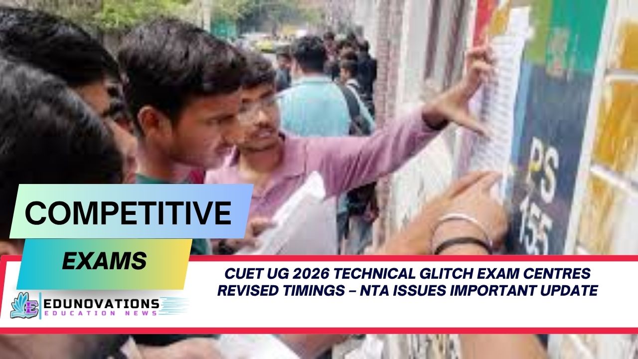 cuet ug 2026 technical glitch exam centres revised timings