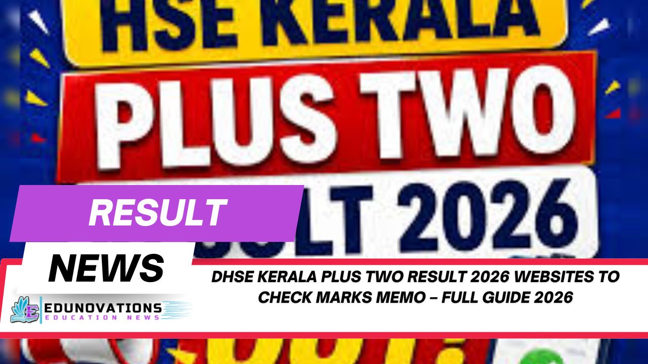 dhse kerala plus two result 2026 websites to check marks memo