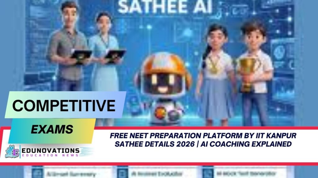 free NEET preparation platform by IIT Kanpur SATHEE details 2026