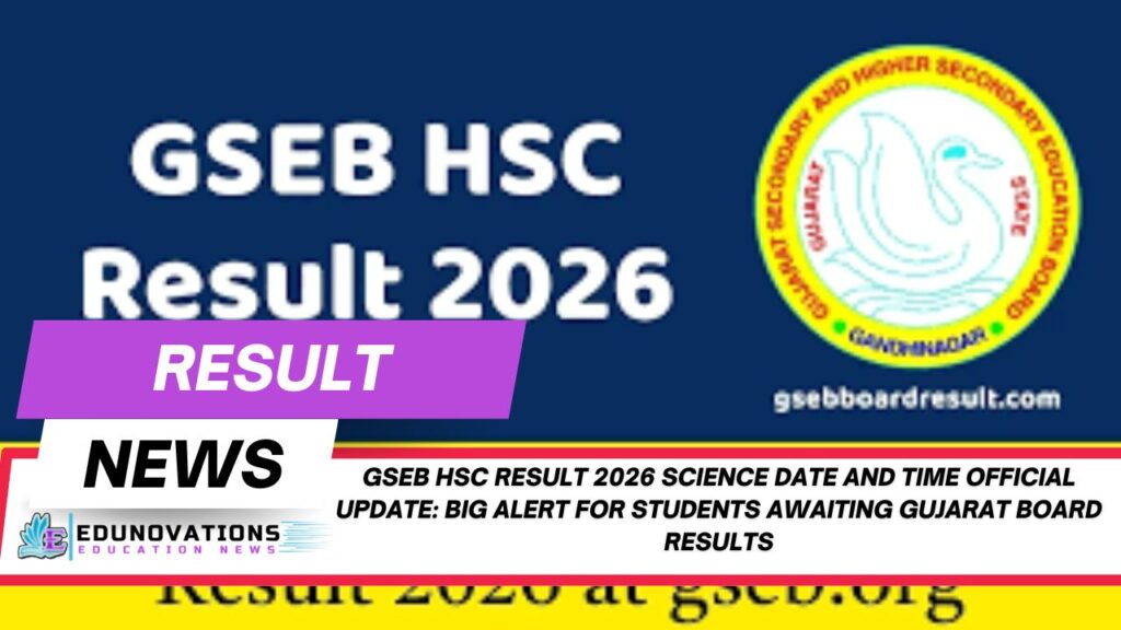 gseb hsc result 2026 science date and time official update