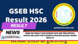 gseb hsc result 2026 science date and time official update