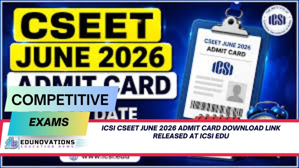 icsi cseet june 2026 admit card download link