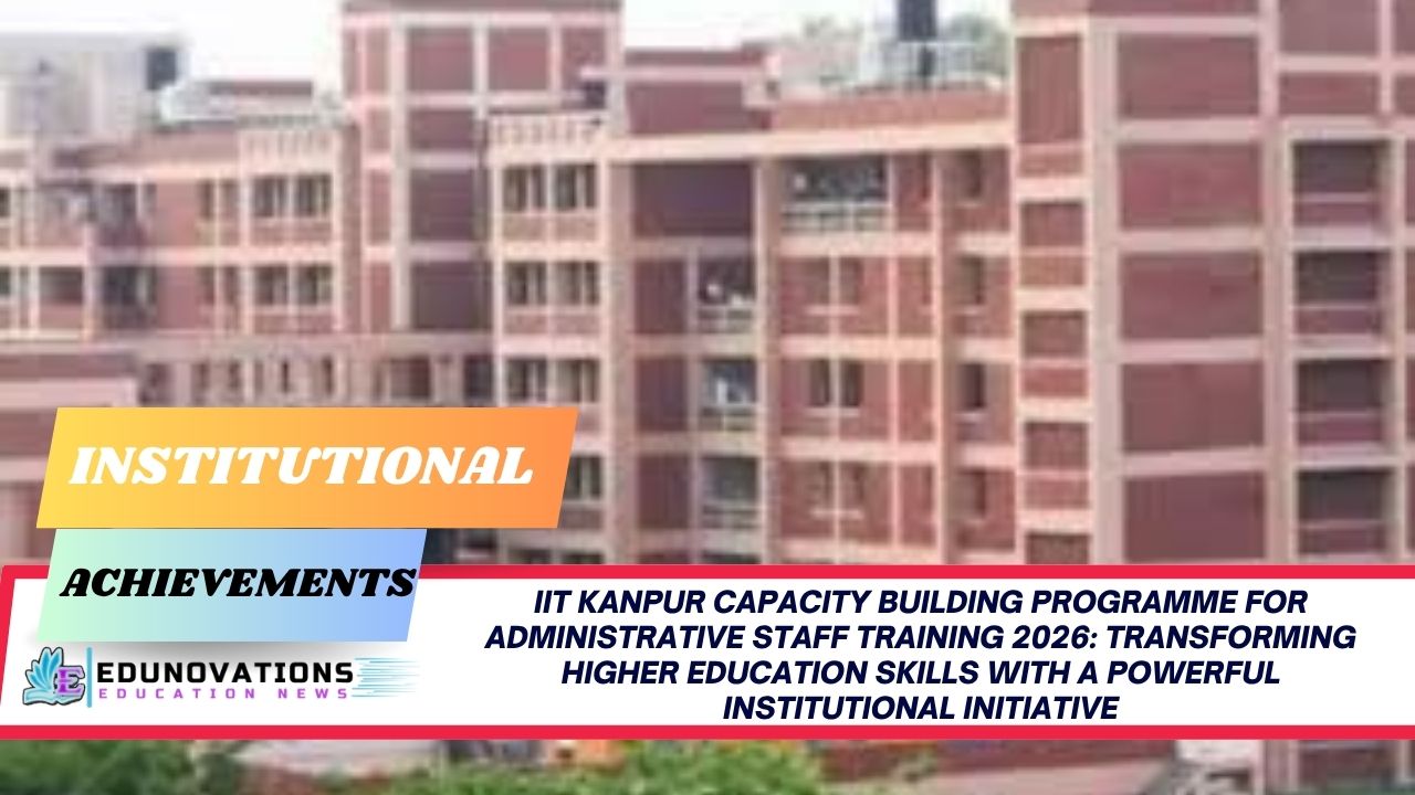 iit kanpur capacity building programme for administrative staff training 2026