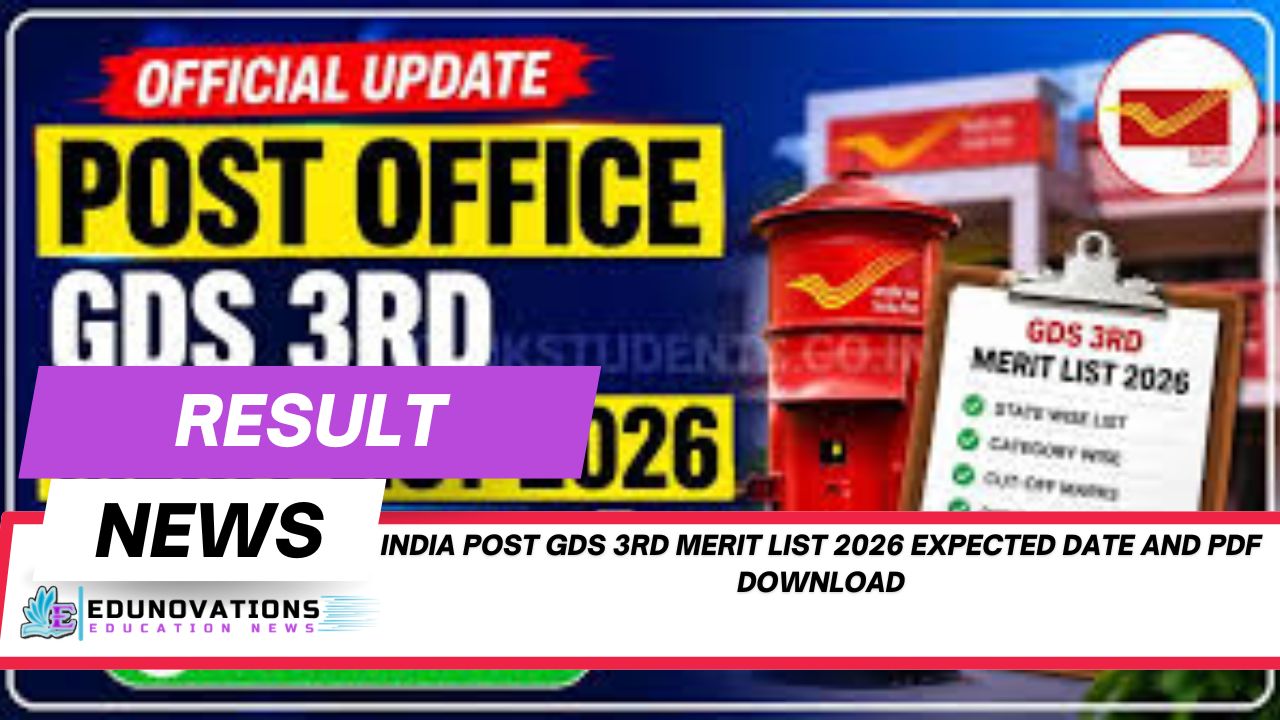 india post gds 3rd merit list 2026 expected date and pdf download