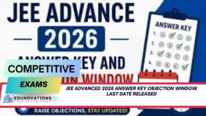 jee advanced 2026 answer key objection window last date