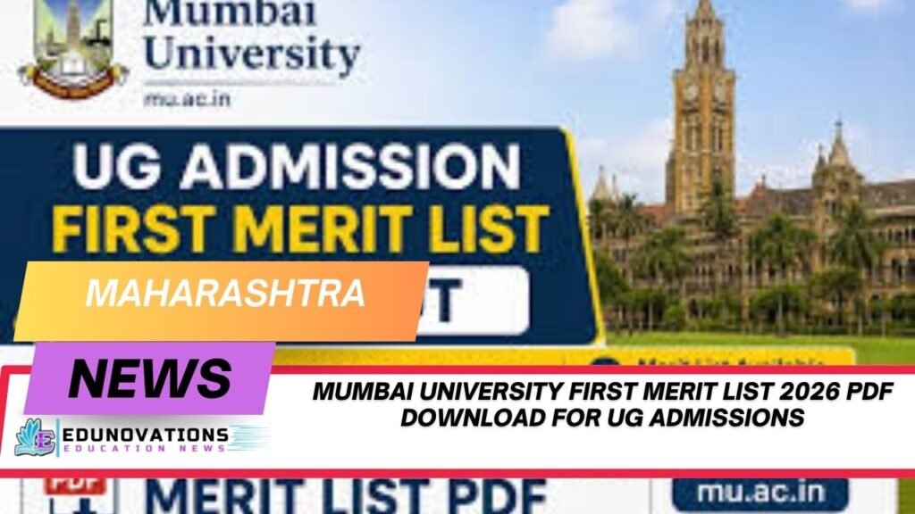 mumbai university first merit list 2026 pdf download