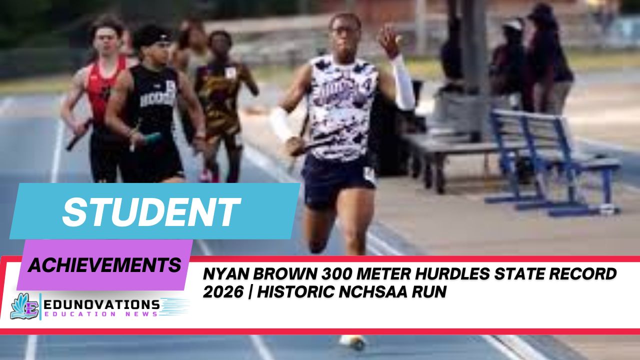 nyan brown 300 meter hurdles state record 2026