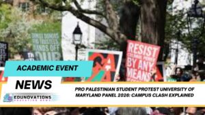 pro Palestinian student protest University of Maryland panel 2026