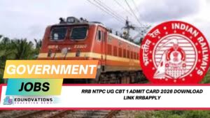 rrb ntpc ug cbt 1 admit card 2026 download link rrbapply