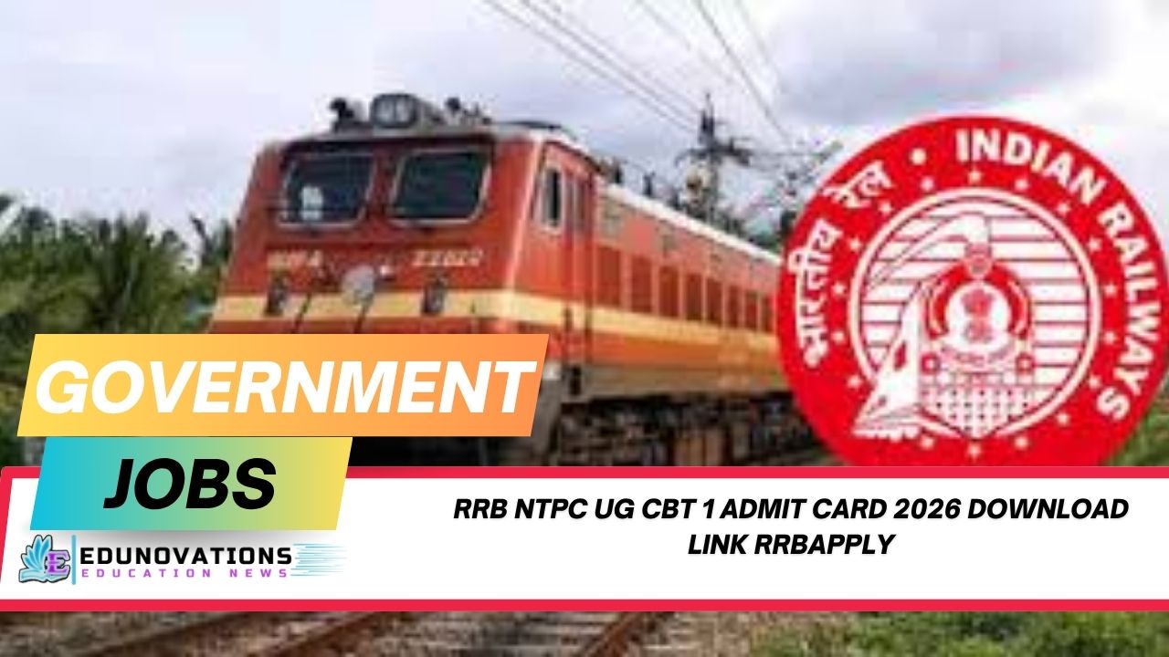rrb ntpc ug cbt 1 admit card 2026 download link rrbapply