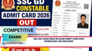 ssc gd constable re exam admit card 2026 download link