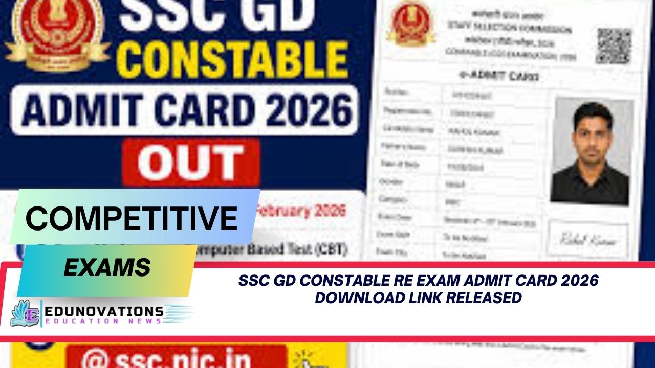 ssc gd constable re exam admit card 2026 download link