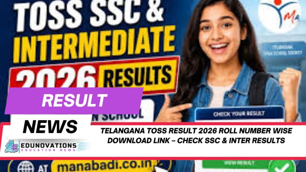 telangana toss result 2026 roll number wise download link