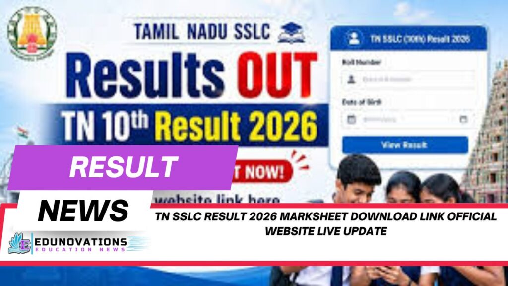 tn sslc result 2026 marksheet download link official website