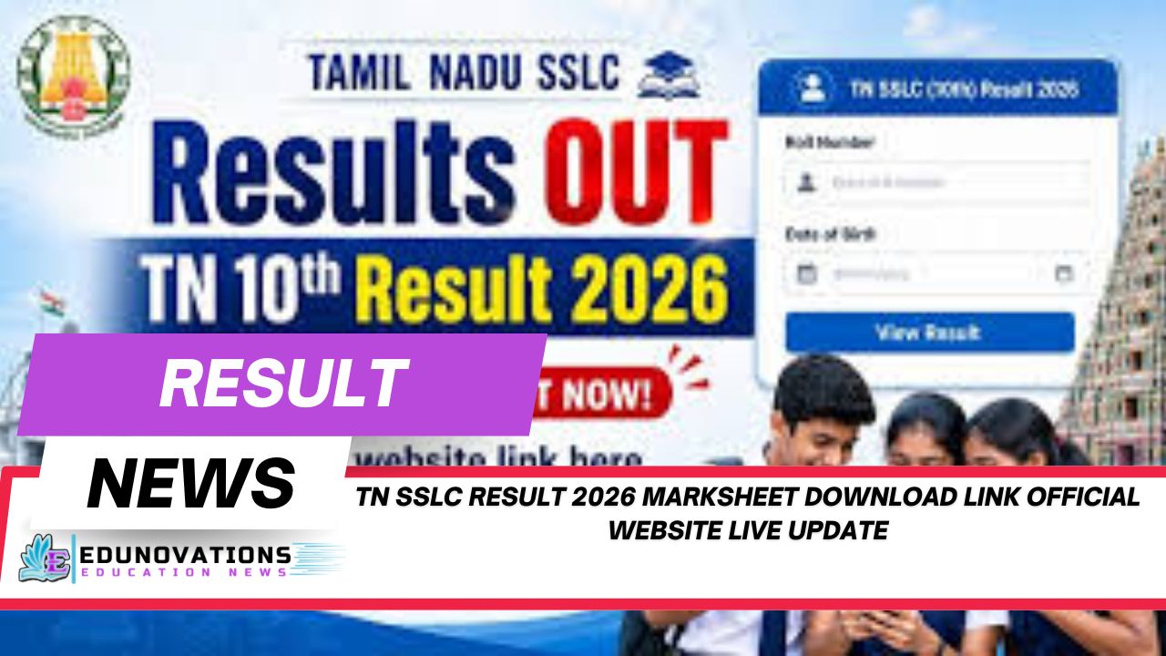 tn sslc result 2026 marksheet download link official website Live Update