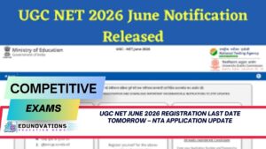 ugc net june 2026 registration last date tomorrow