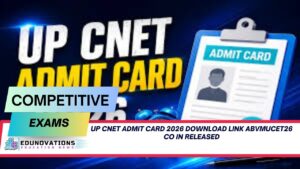 up cnet admit card 2026 download link abvmucet26 co in