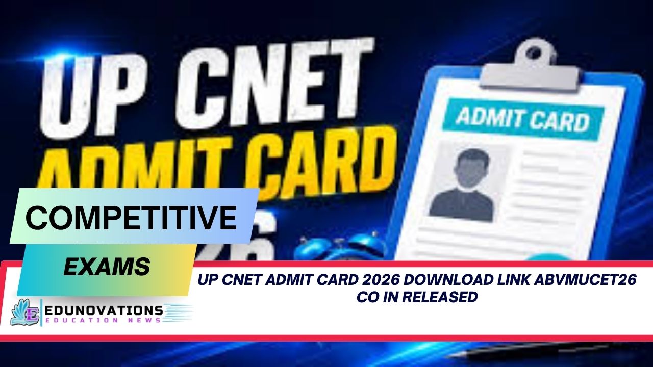 up cnet admit card 2026 download link abvmucet26 co in