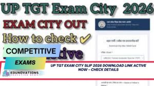 up tgt exam city slip 2026 download link active now