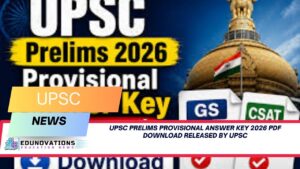 upsc prelims provisional answer key 2026 pdf download