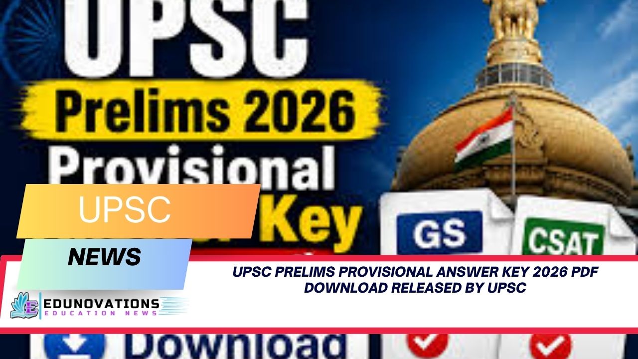 upsc prelims provisional answer key 2026 pdf download