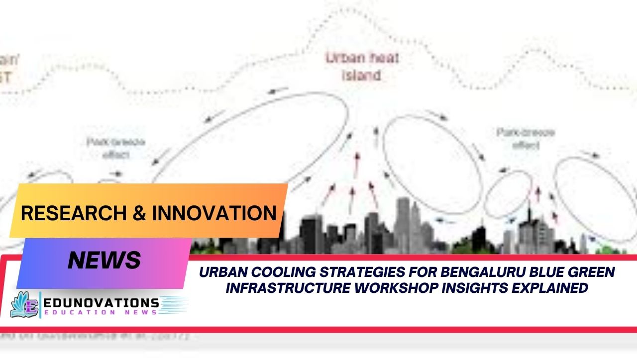 Urban Cooling Strategies for Bengaluru Blue Green Infrastructure Workshop Insights Explained