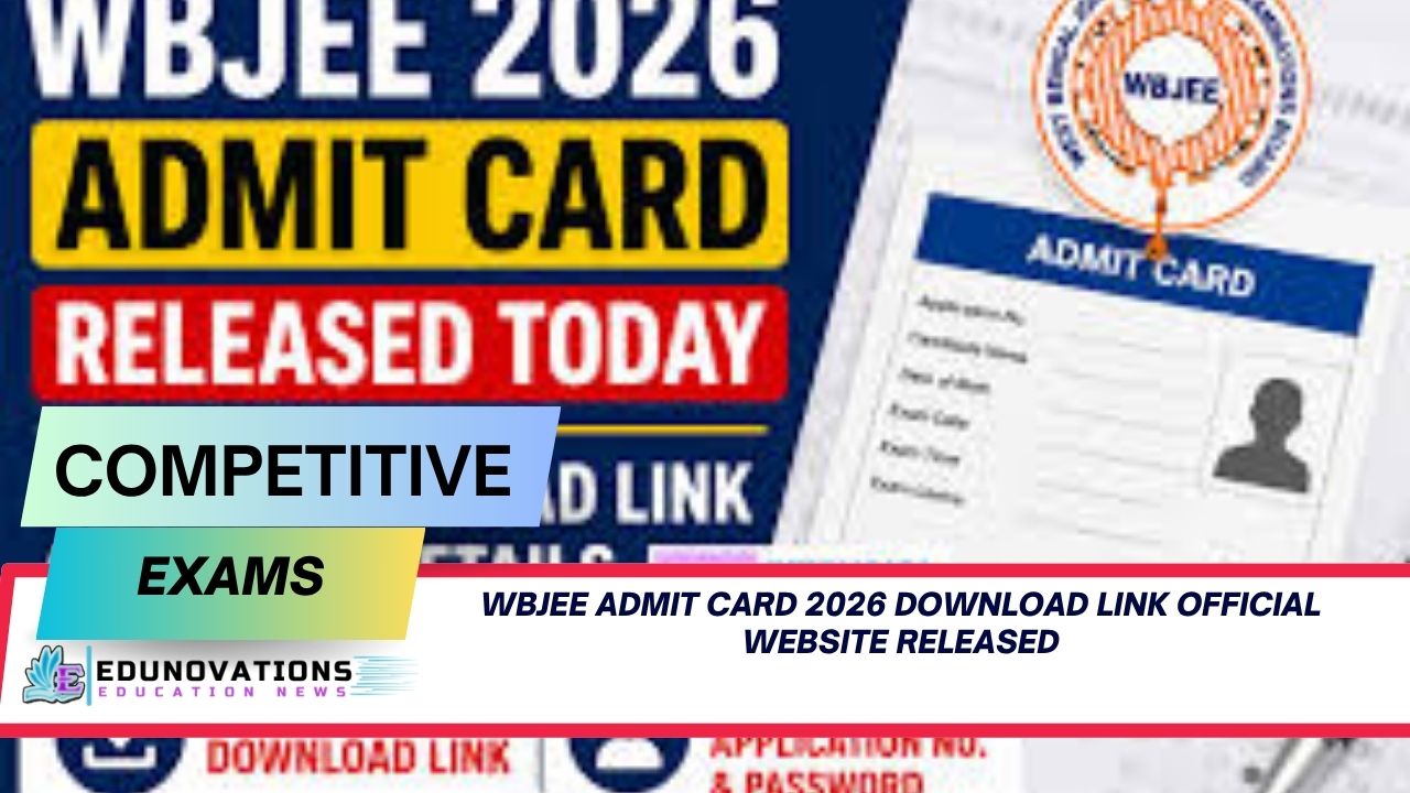 wbjee admit card 2026 download link official website