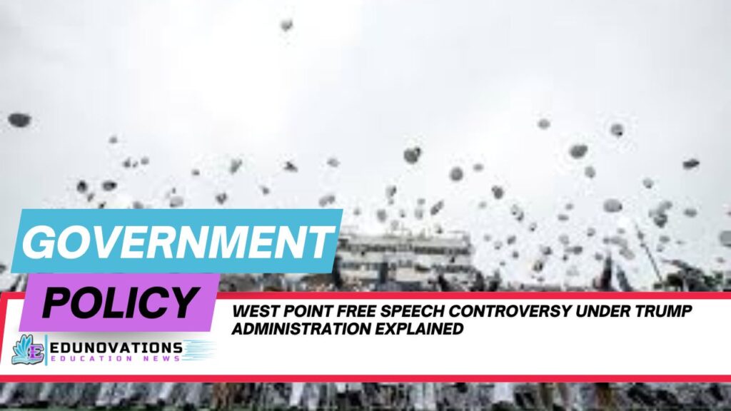west point free speech controversy under trump administration