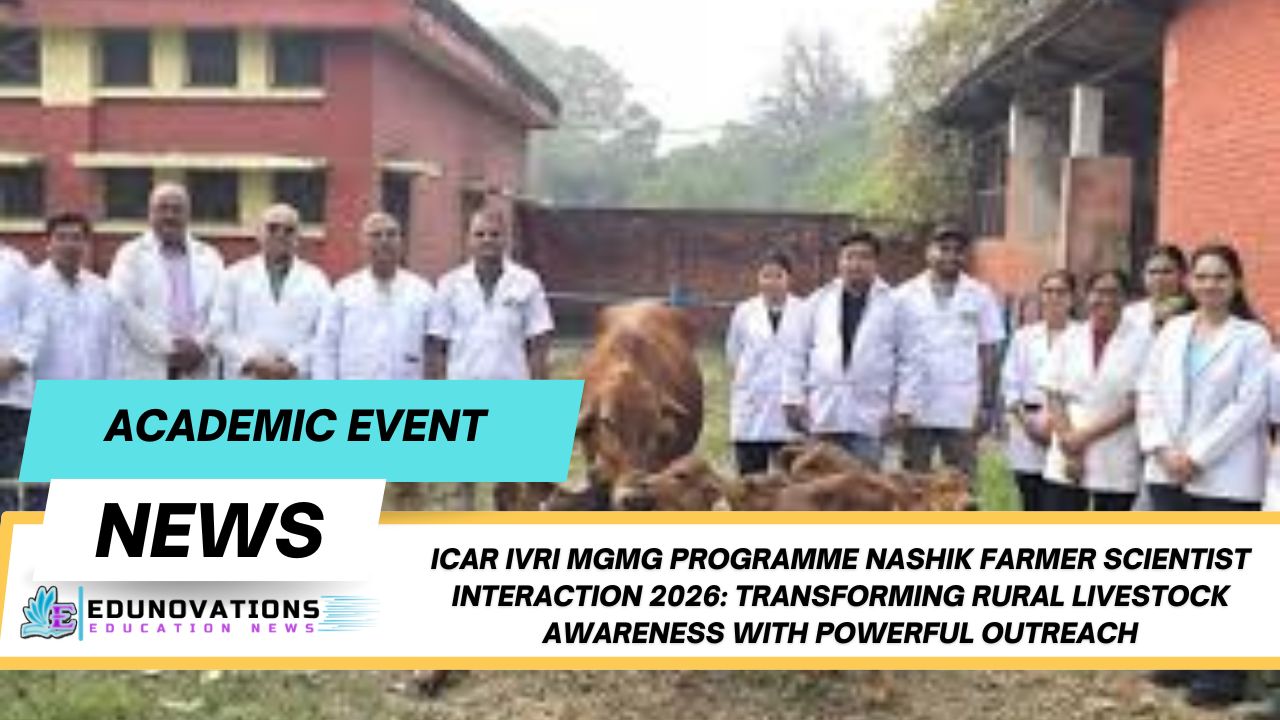 ICAR IVRI MGMG programme Nashik farmer scientist interaction 2026