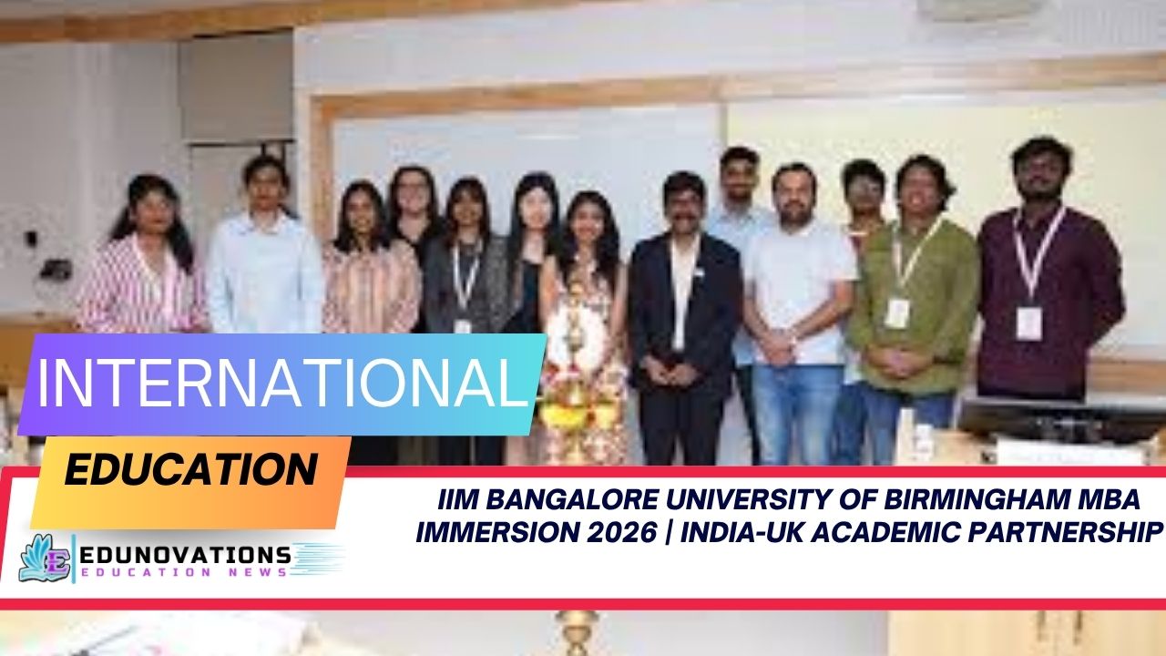 IIM Bangalore University of Birmingham MBA immersion 2026