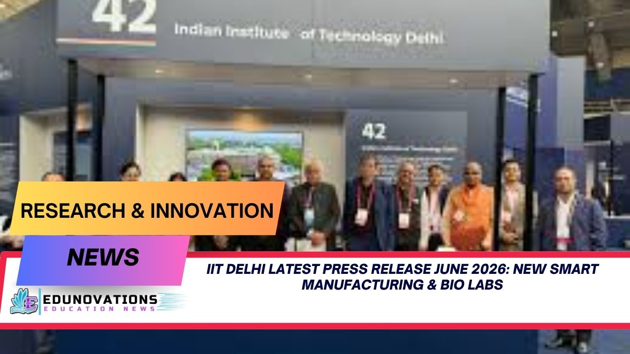 IIT Delhi latest press release June 2026