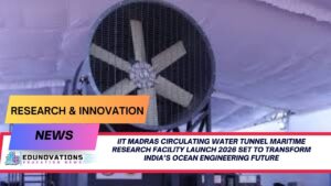 IIT Madras circulating water tunnel maritime research facility launch 2026