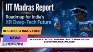 IIT Madras strategic push for deep tech innovation ecosystem India