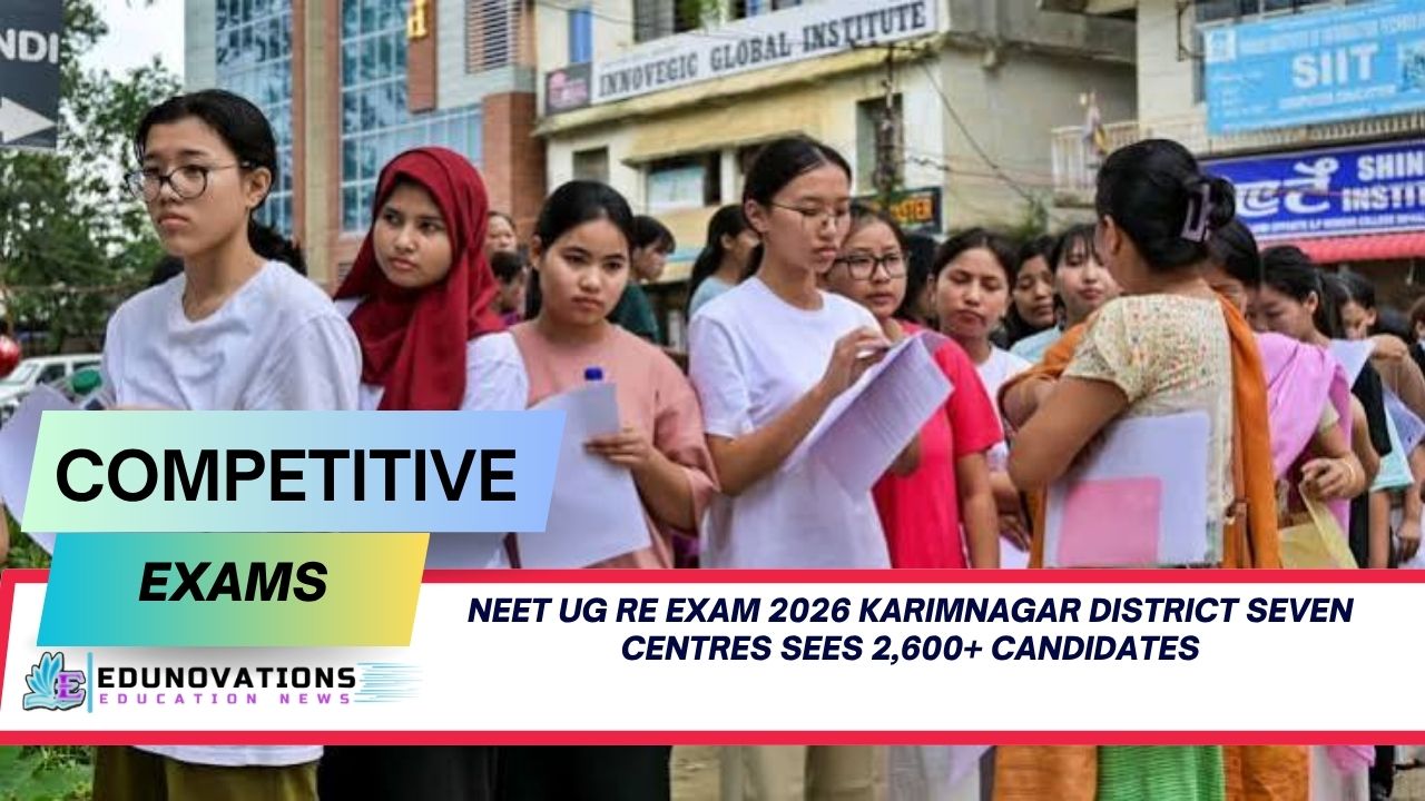 NEET UG re exam 2026 Karimnagar district seven centres